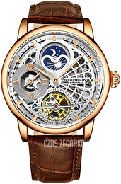 Stührling Original Legacy Srebrny/Skóra Ø43 mm 3926.3