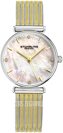 Stührling Original Classic Biały/Stal w odcieniu złota Ø32 mm 3927.3
