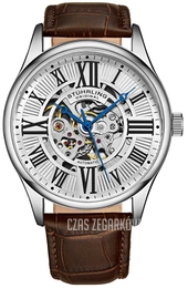 Stührling Original Atrium Srebrny/Skóra Ø42 mm 3942.1