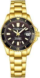 Stührling Original Depthmaster Czarny/Stal w odcieniu złota Ø32 mm 3950AL.5