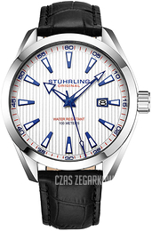 Stührling Original Symphony Srebrny/Skóra Ø42 mm 3953L.3