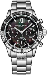 Stührling Original Monaco Czarny/Stal Ø39 mm 3959.2