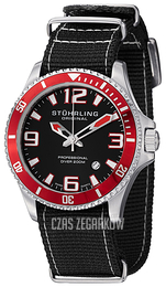 Stührling Original Aquadiver Czarny/Tkanina Ø42 mm 395C.331OB1