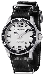 Stührling Original Aquadiver Biały/Tkanina Ø42 mm 395C.331OB2