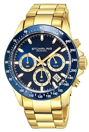 Stührling Original Aquadiver Niebieski/Stal Ø45 mm 3960.4