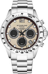 Stührling Original Aquadiver Beżowy/Stal Ø42 mm 3961.3