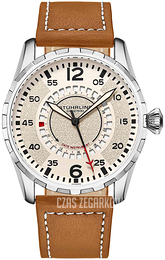 Stührling Original Aviator Beżowy/Skóra Ø44 mm 4002.3