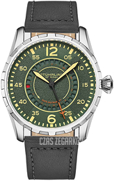 Stührling Original Aviator Zielony/Skóra Ø44 mm 4002.4