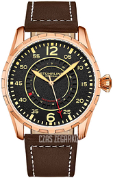 Stührling Original Aviator Czarny/Skóra Ø44 mm 4002.5