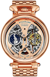 Stührling Original Legacy Szkieletowa tarczy/Stal w kolorze różowego złota Ø46 mm 4003.3