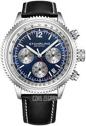 Stührling Original Monaco Niebieski/Skóra Ø44 mm 4015.2