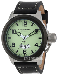 Stührling Original Zielony/Skóra Ø48 mm 427.33D542