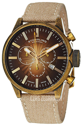 Stührling Original Monaco Concorso Brązowy/Skóra Ø45 mm 468A.333T31