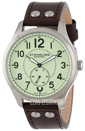 Stührling Original Zielony/Skóra Ø42 mm 486.3315K15