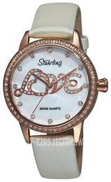 Stührling Original Biały/Tkanina Ø37.9 mm 519L.1145P7