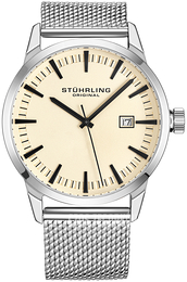 Stührling Original Classic Ascot Beżowy/Stal Ø42 mm 555M.03