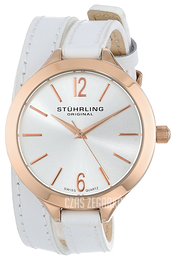 Stührling Original Deauville Sport Srebrny/Skóra Ø38 mm 568.03