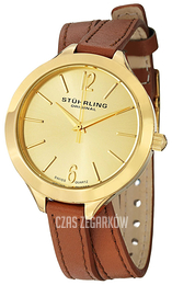 Stührling Original Deauville Sport Zloty/Skóra Ø38 mm 568.04