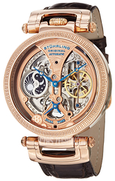 Stührling Original Special Reserve Różowe złoto/Skóra Ø46 mm 590.3345K14