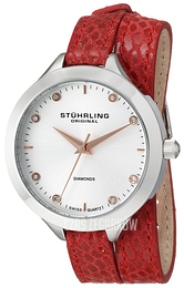 Stührling Original Vogue Srebrny/Skóra Ø38 mm 624.02