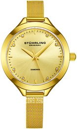 Stührling Original Diamond Żółte złoto/Stal w odcieniu złota 624M2.03