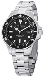 Stührling Original Aquadiver Czarny/Stal Ø39 mm 664.01