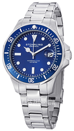 Stührling Original Aquadiver Niebieski/Stal Ø39 mm 664.02