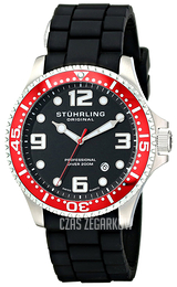 Stührling Original Aquadiver Czarny/Guma Ø44 mm 675.02SET