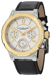 Stührling Original Srebrny/Skóra Ø44 mm 701.03