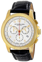 Stührling Original Srebrny/Skóra Ø42 mm 717.03