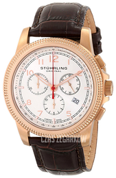 Stührling Original Srebrny/Skóra Ø43 mm 717.04
