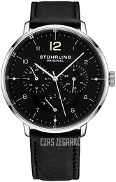 Stührling Original Monaco Czarny/Skóra Ø42 mm 733.02