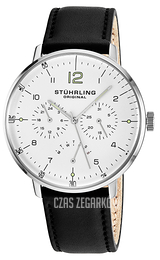 Stührling Original Monaco Srebrny/Skóra Ø42 mm 733.04