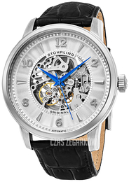Stührling Original Classic Delphi Srebrny/Skóra Ø48 mm 776.01