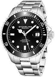 Stührling Original Aquadiver Regatta Czarny/Stal Ø42 mm 792.01