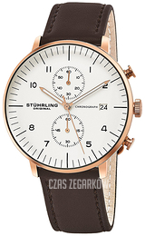 Stührling Original Monaco Biały/Skóra Ø42 mm 803.04