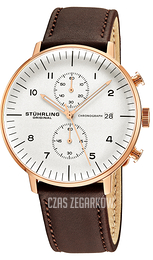Stührling Original Monaco Biały/Skóra Ø42 mm 803.07