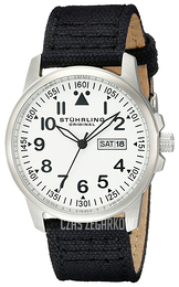 Stührling Original Aviator Biały/Skóra Ø42 mm 850.01