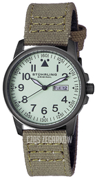 Stührling Original Aviator Zielony/Tkanina Ø42 mm 850.04