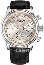 Stührling Original Chronopulse Beżowy/Skóra Ø42 mm 895.02