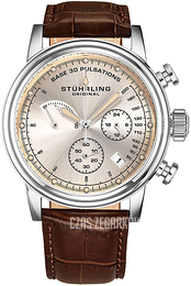 Stührling Original Chronopulse Beżowy/Skóra Ø42 mm 895.03