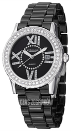 Stührling Original Vogue Czarny/Czeramiczna Ø38 mm 911.01