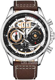 Stührling Original Ace Aviator Czarny/Skóra Ø45 mm 923.01