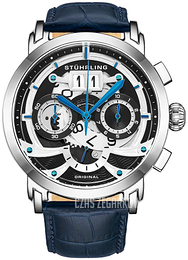 Stührling Original Andover Czarny/Skóra Ø47 mm 926.01