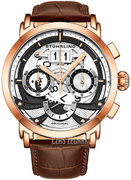 Stührling Original Andover Czarny/Skóra Ø47 mm 926.04