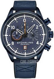 Stührling Original Aviator Niebieski/Skóra Ø45 mm 929.03