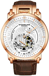 Stührling Original Legacy Srebrny/Skóra Ø44 mm 942.02