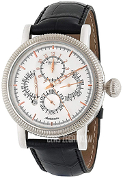 Stührling Original Symphony Srebrny/Skóra Ø44 mm 97BB.331534