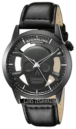 Stührling Original Aviator Czarny/Skóra Ø42 mm 994.02