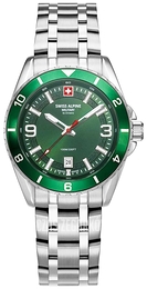 Swiss Alpine Military Sierra Zielony/Stal Ø42 mm 7034.1134